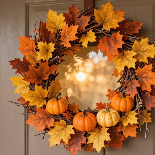The $10 Mall Craft Hack That Looks Like a $100 Fall Wreath blog